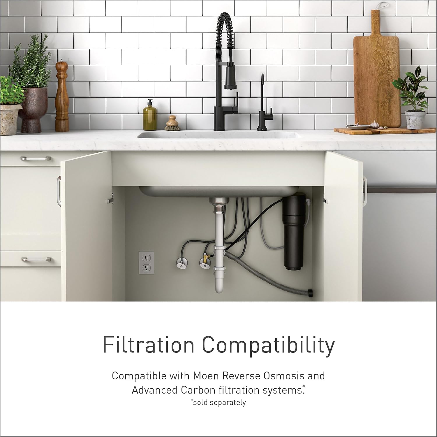 Moen Sip Traditional Drinking Water Beverage Faucet, Chrome, F7620