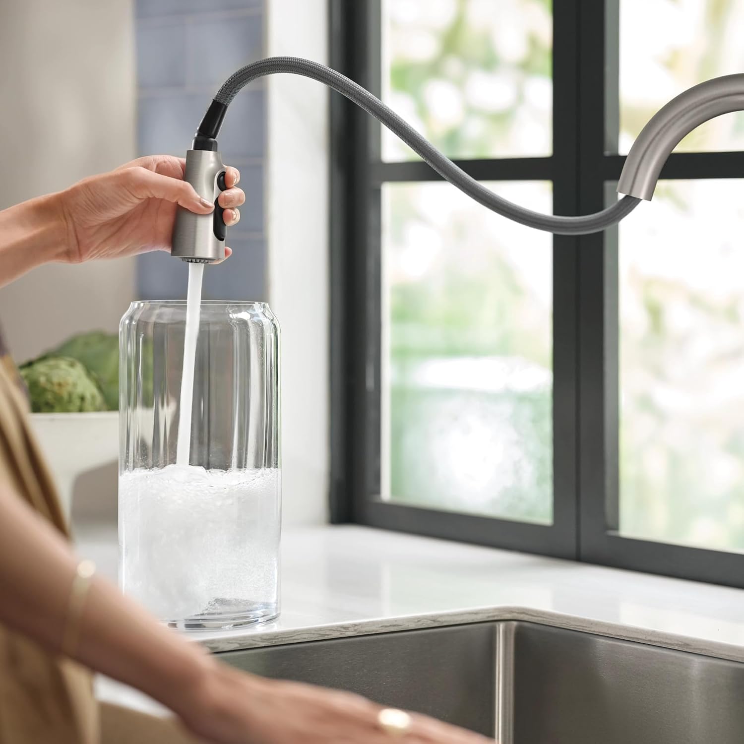 Moen Orivesi Spot Resist Stainless Pulldown Kitchen Faucet
