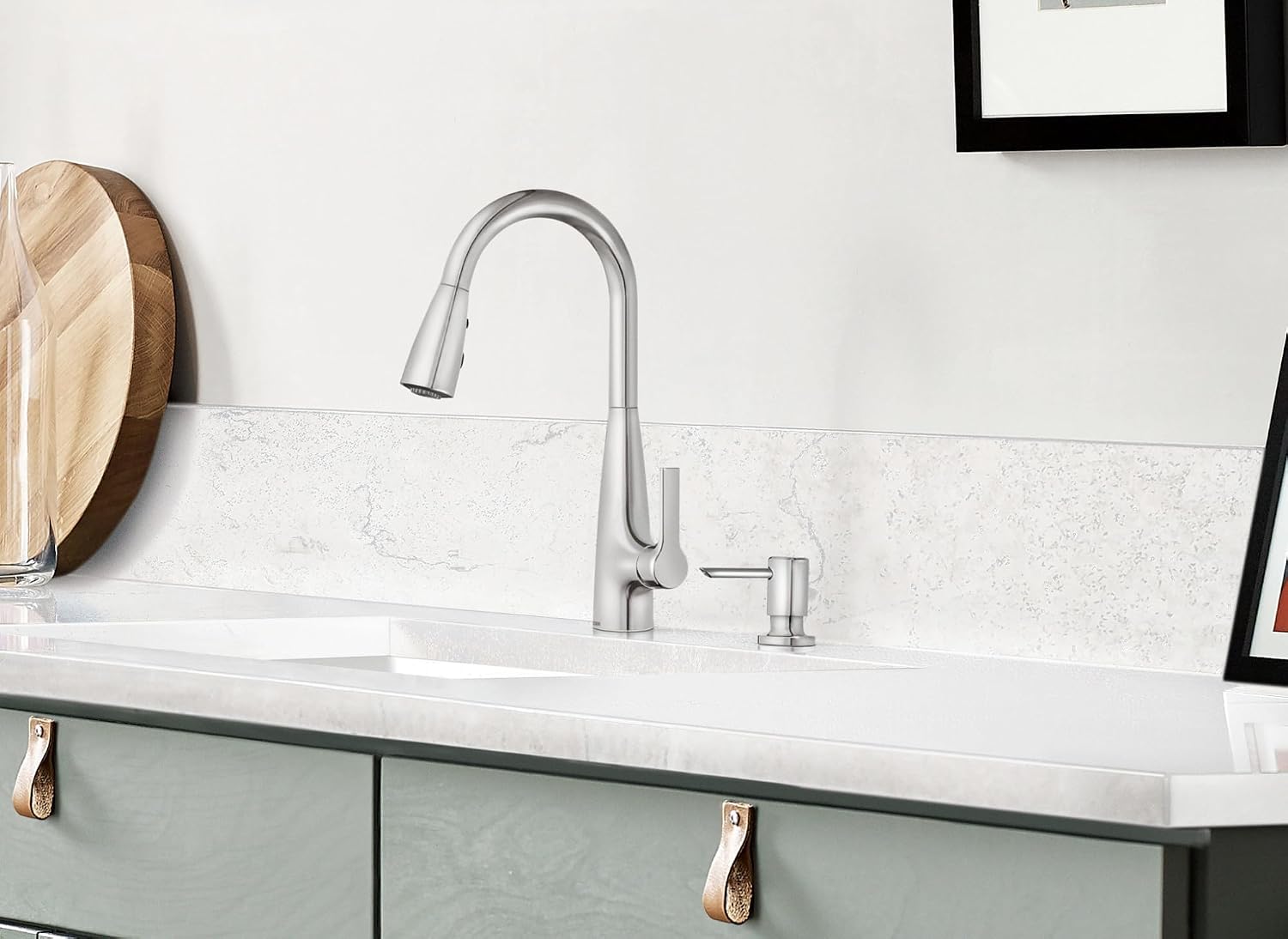 Moen 3949 Soap & Lotion Dispenser, Chrome, Modern