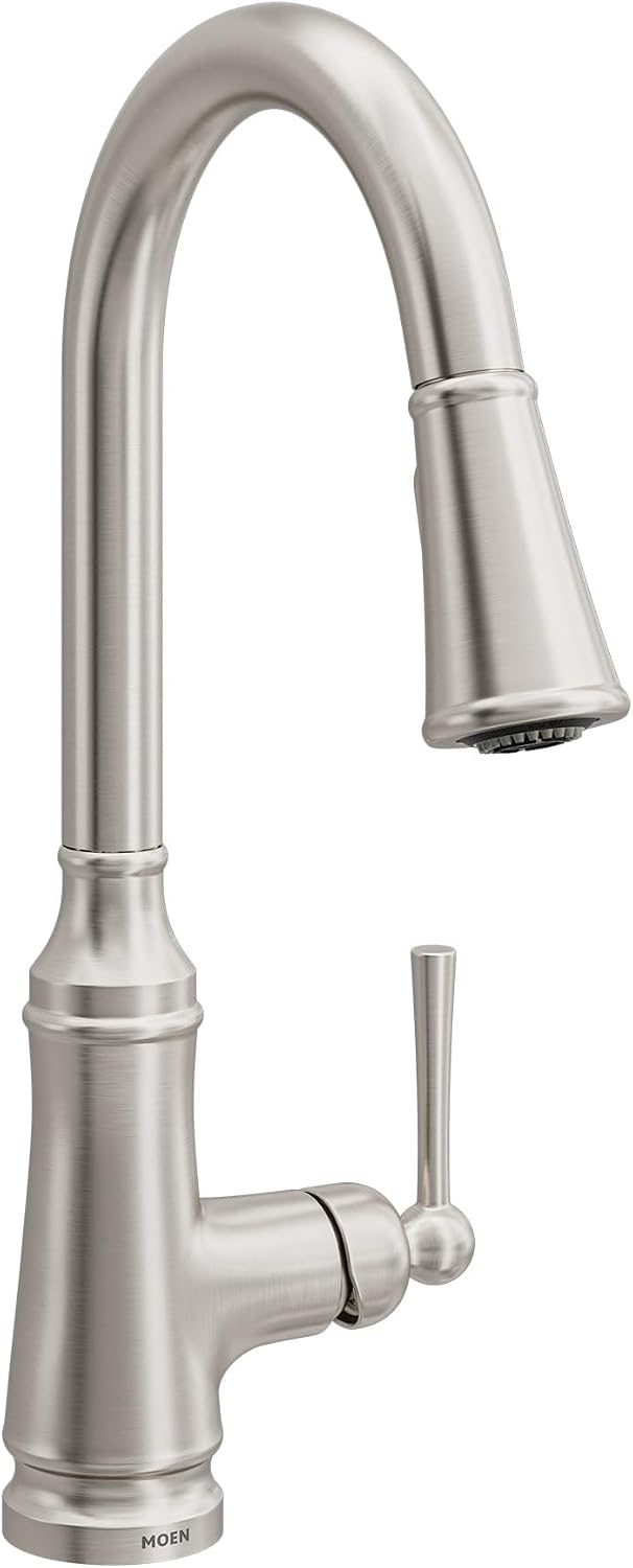 Moen Jaslynn Pulldown Kitchen Faucet, Spot Resist Stainless, 87618SRS