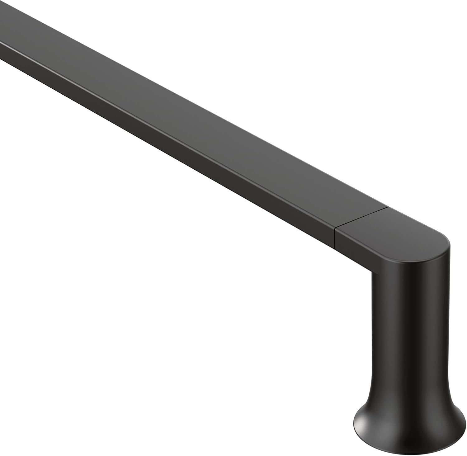 Moen Genta LX 18-Inch Towel Bar, Matte Black, BH3818BL