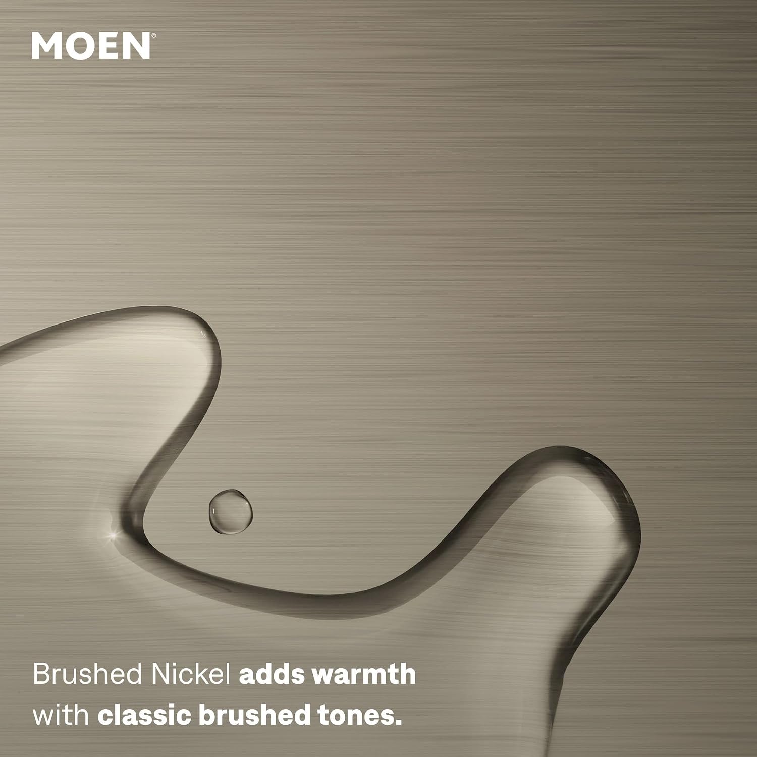 Moen Arlys Brushed Nickel Modern Hand Towel Bar, Y5786BN