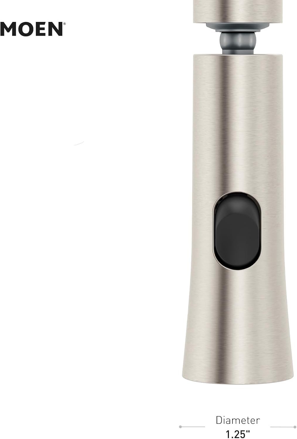 Moen SwivelControl Matte Black Pulldown Kitchen Faucet Retrofit Replacement Wand, 266918BL