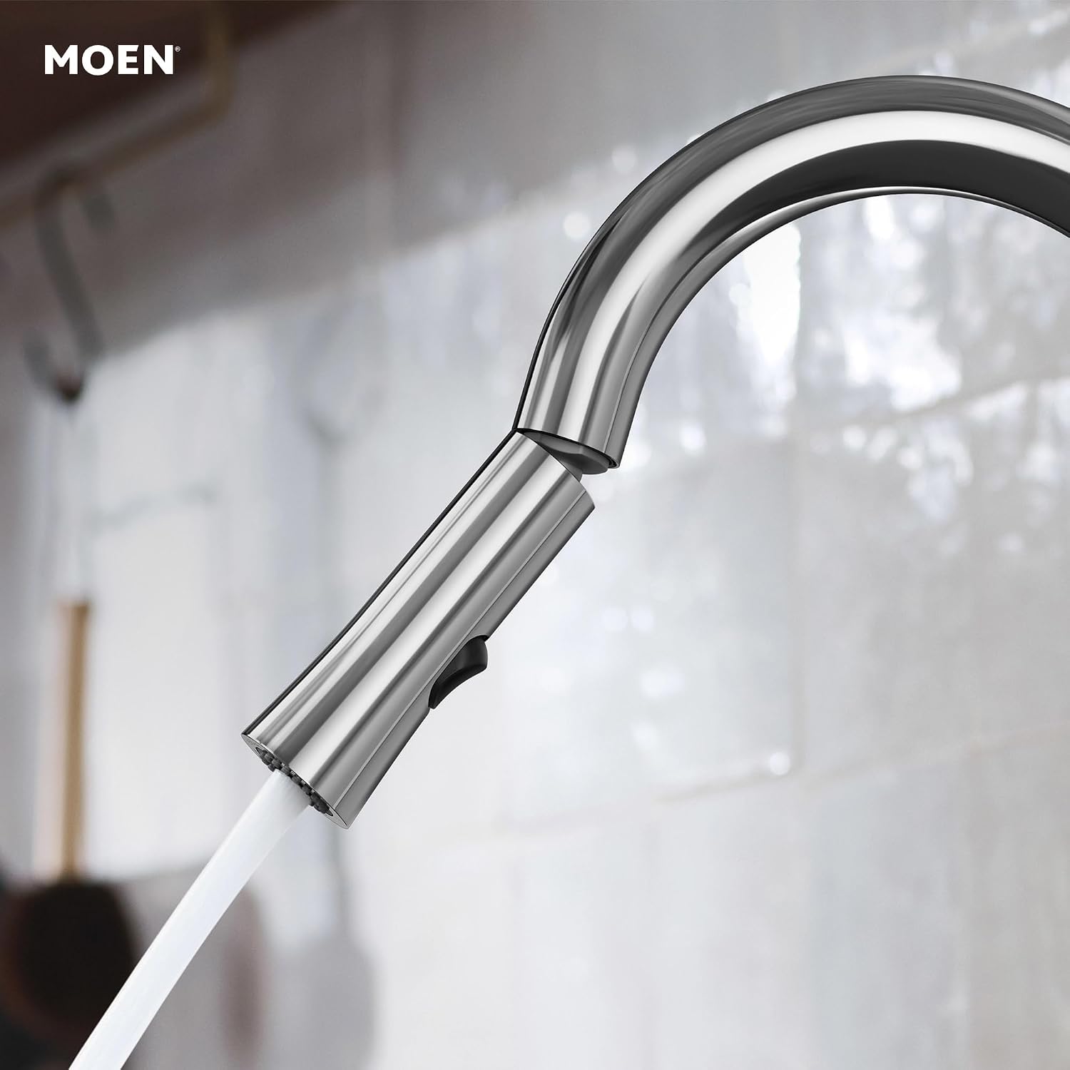 Moen SwivelControl Chrome Pulldown Kitchen Faucet Retrofit Replacement Wand, 266918