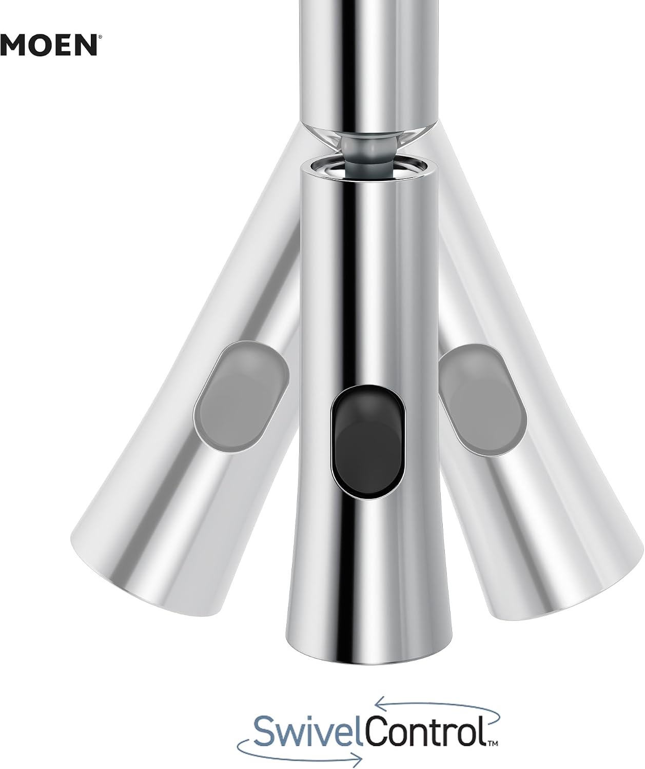 Moen SwivelControl Chrome Pulldown Kitchen Faucet Retrofit Replacement Wand, 266918