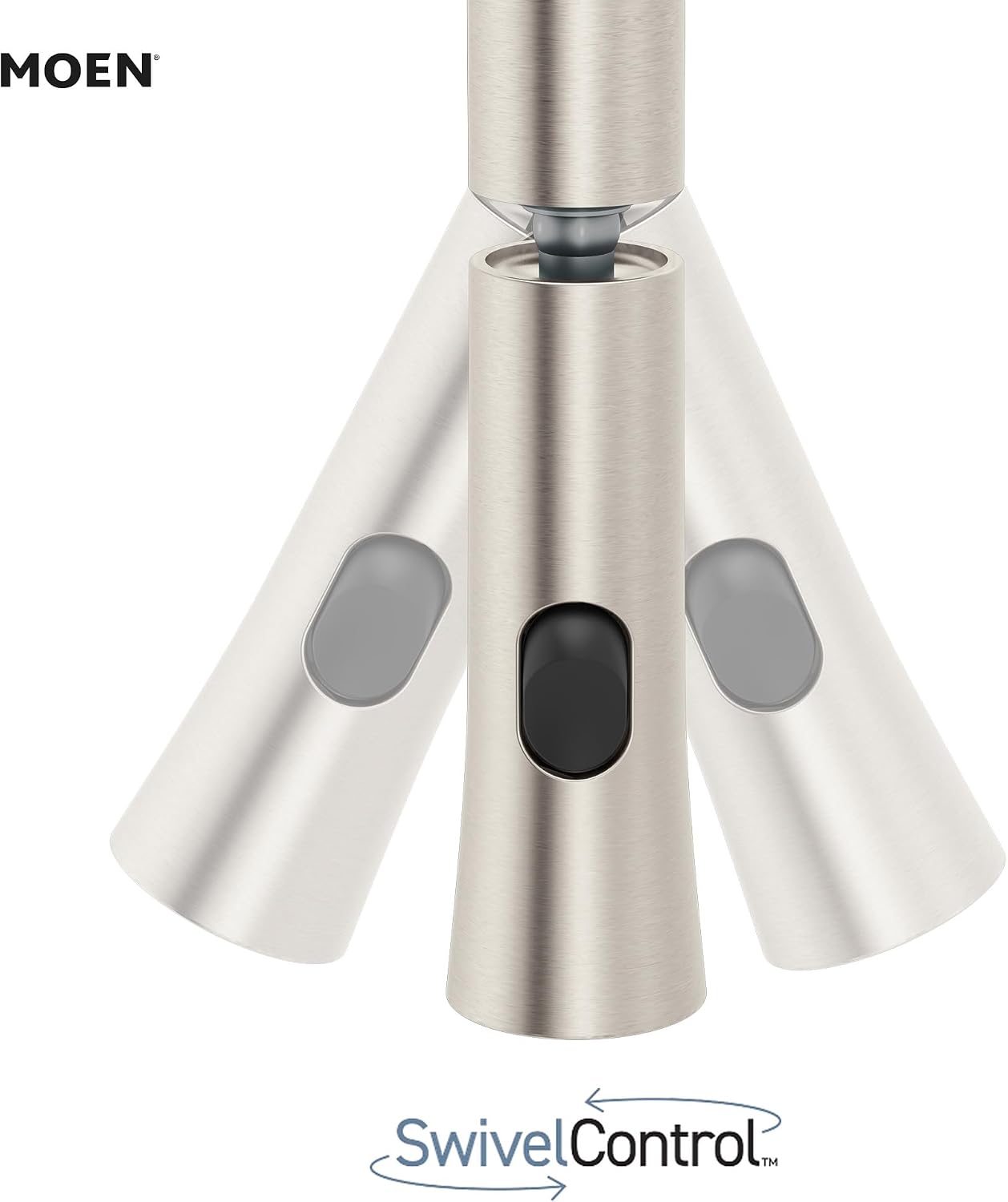 Moen SwivelControl Spot Resist Stainless Pulldown Kitchen Faucet Retrofit Replacement Wand, 266918SRS