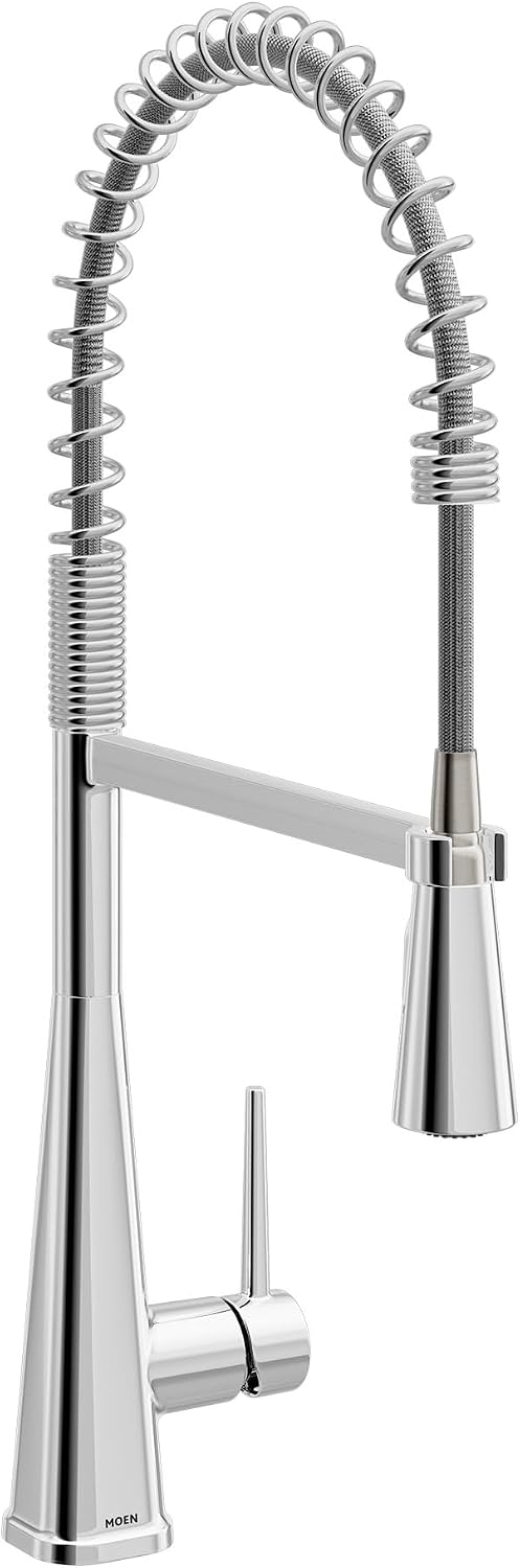 Moen Swyre Spring Pulldown Kitchen Faucet, Chrome, 87538