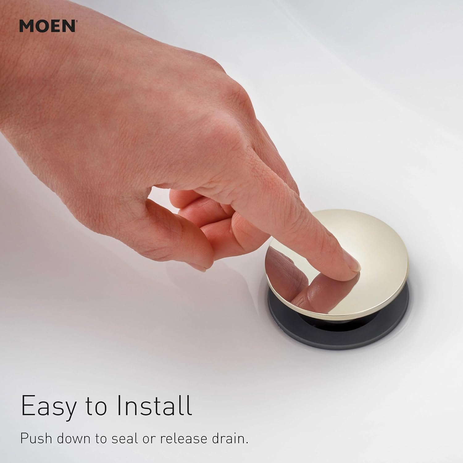 Moen CIA MotionSense Wave Bathroom Faucet, Brushed Gold, 6221EWBG