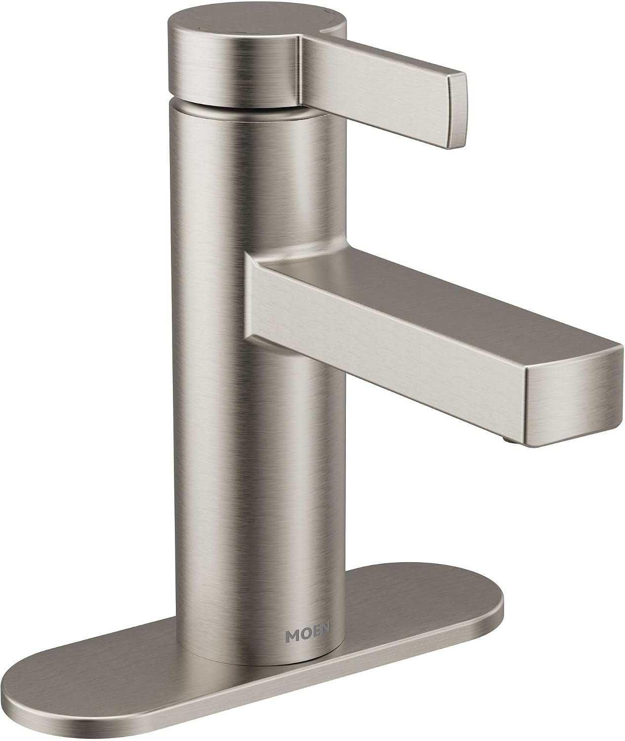 Moen 84774SRN Beric 1-Handle Bath Faucet, Spot Resist Nickel