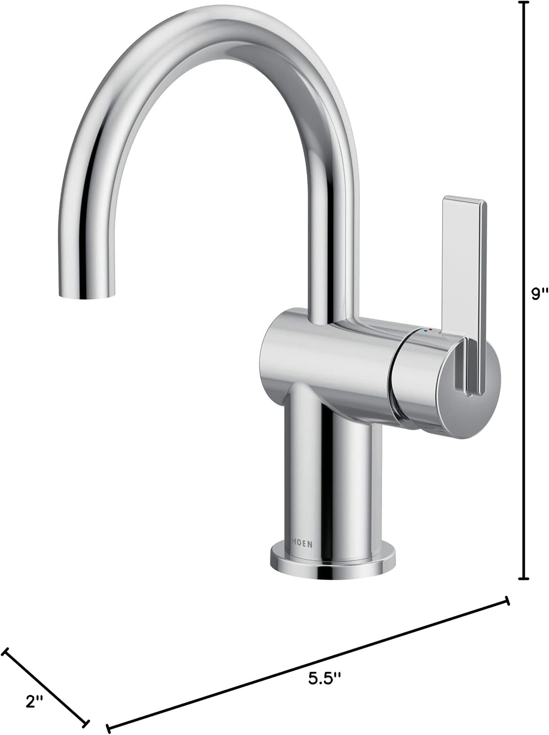 Moen CIA MotionSense Wave Bathroom Faucet, Chrome, 6221EW