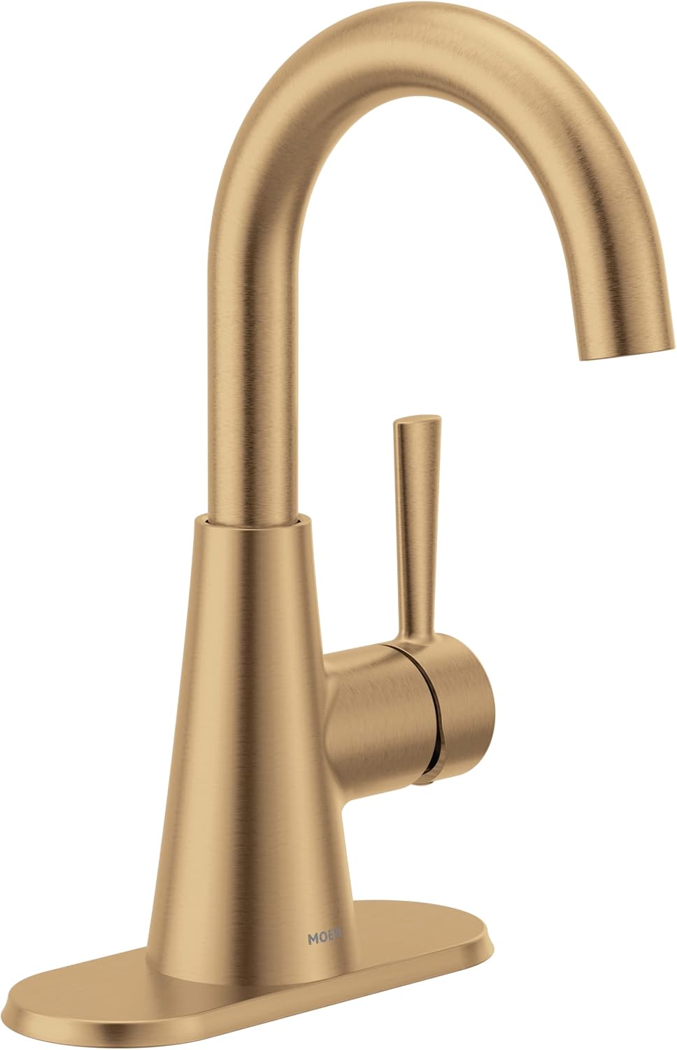 Moen Ronan Single Hole Bathroom Faucet, Bronzed Gold, 84021BZG