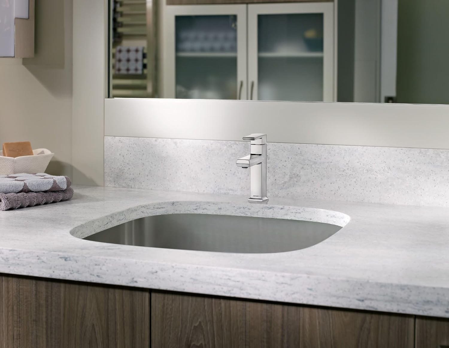 Moen Neese Chrome Single-Handle Lavatory Faucet, 84784