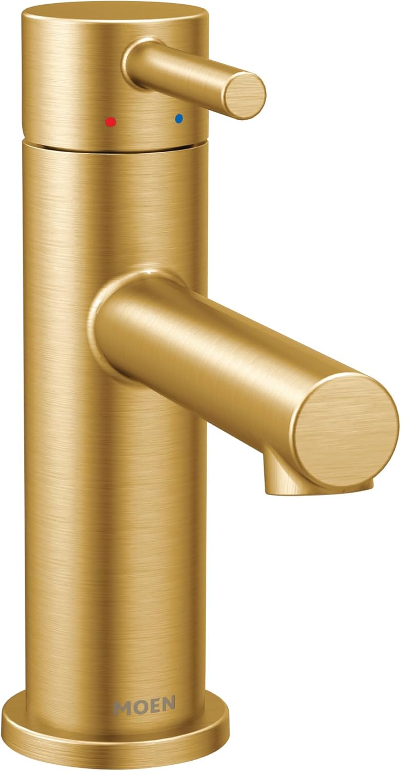 Moen 6190BG Align Brushed Gold Single-Handle Bathroom Faucet