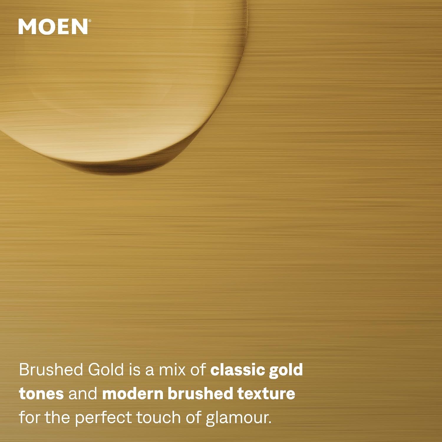 Moen 6190BG Align Brushed Gold Single-Handle Bathroom Faucet