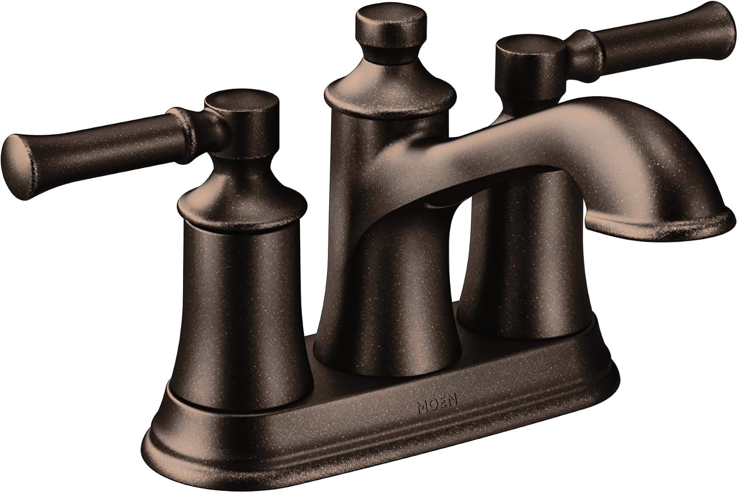 Moen 6802ORB Dartmoor Two-Handle Low Arc Bathroom Faucet, Oil Rubbed Bronze