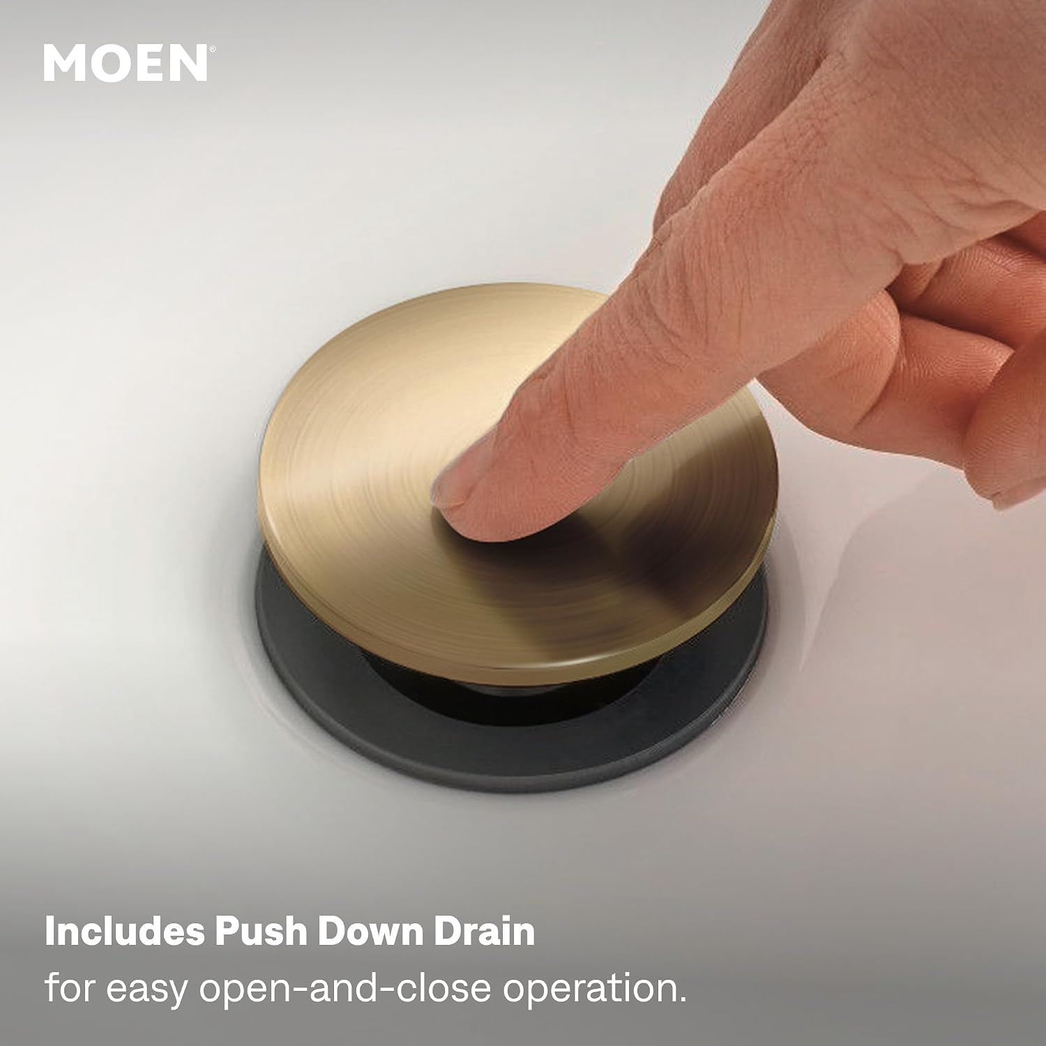 Moen Ronan Centerset Bathroom Faucet, Bronzed Gold, 84022BZG