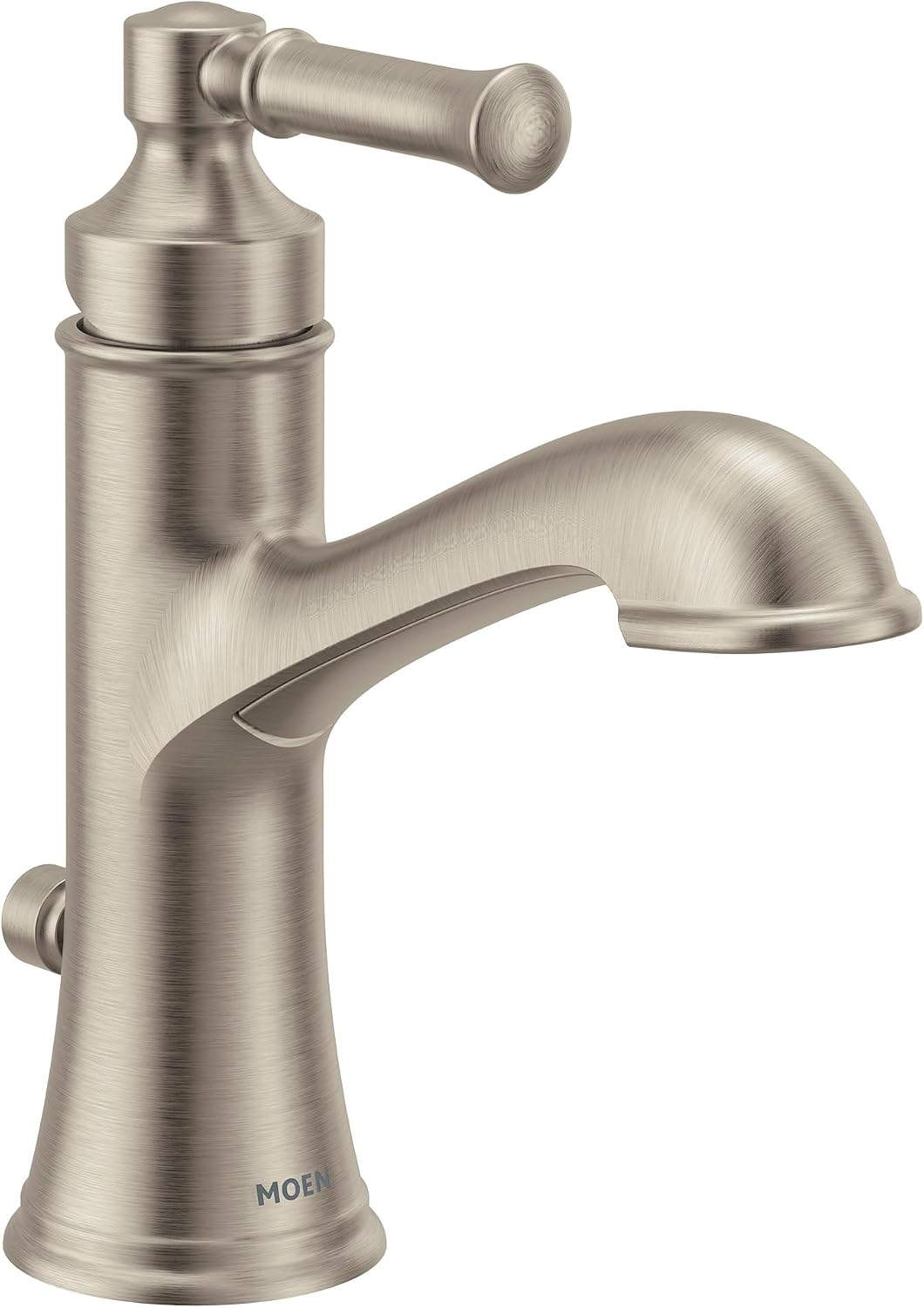 Moen Dartmoor Single-Handle Bathroom Faucet, Brushed Nickel, 6803BN