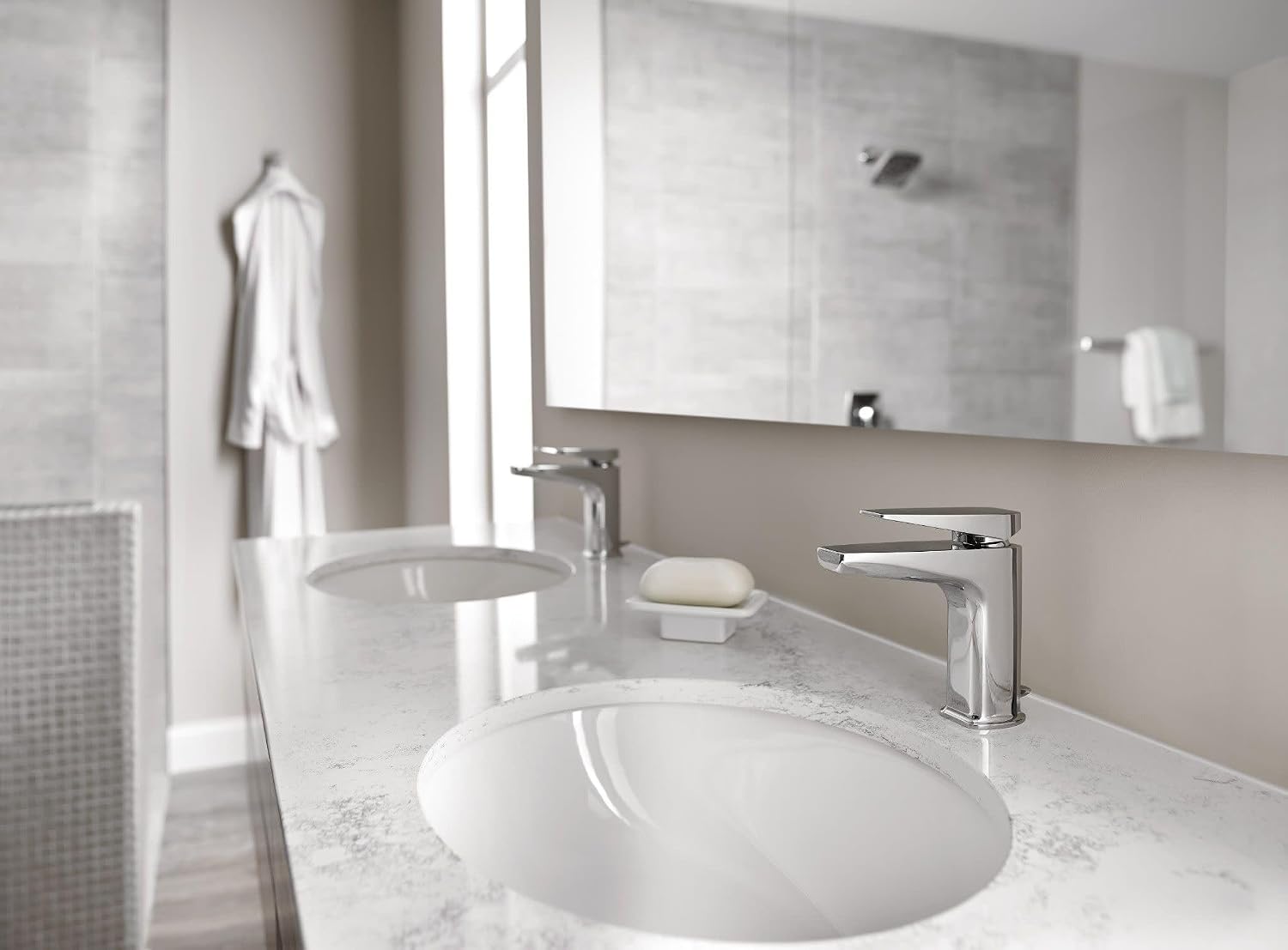 Moen S8000 Via One-Handle Modern Bathroom Faucet, Chrome