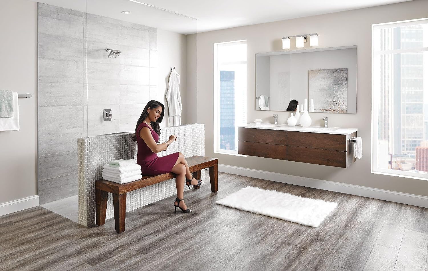 Moen S8000 Via One-Handle Modern Bathroom Faucet, Chrome