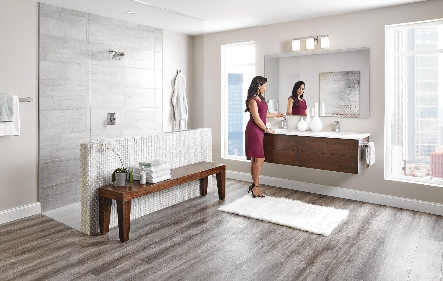 Moen S8000 Via One-Handle Modern Bathroom Faucet, Chrome