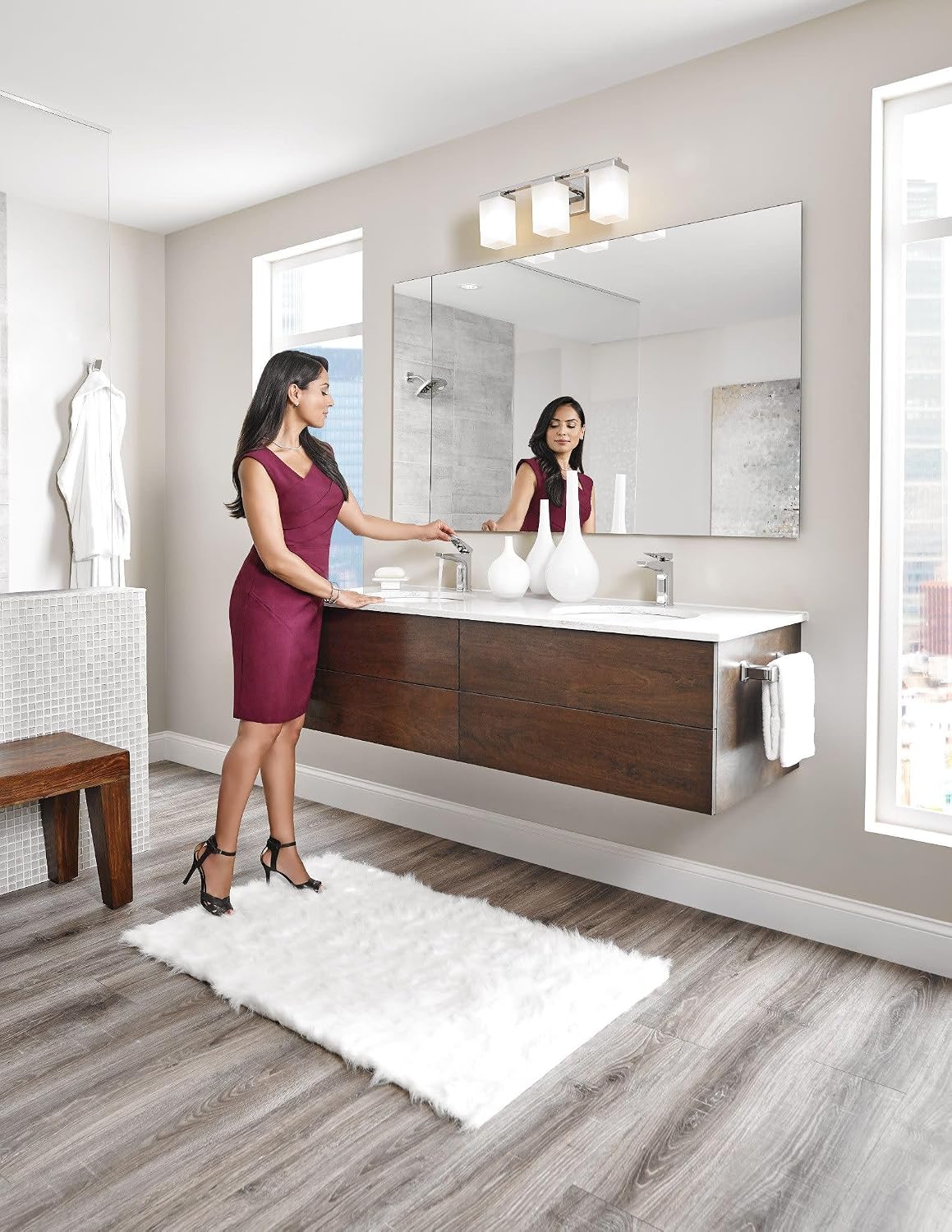 Moen S8000 Via One-Handle Modern Bathroom Faucet, Chrome