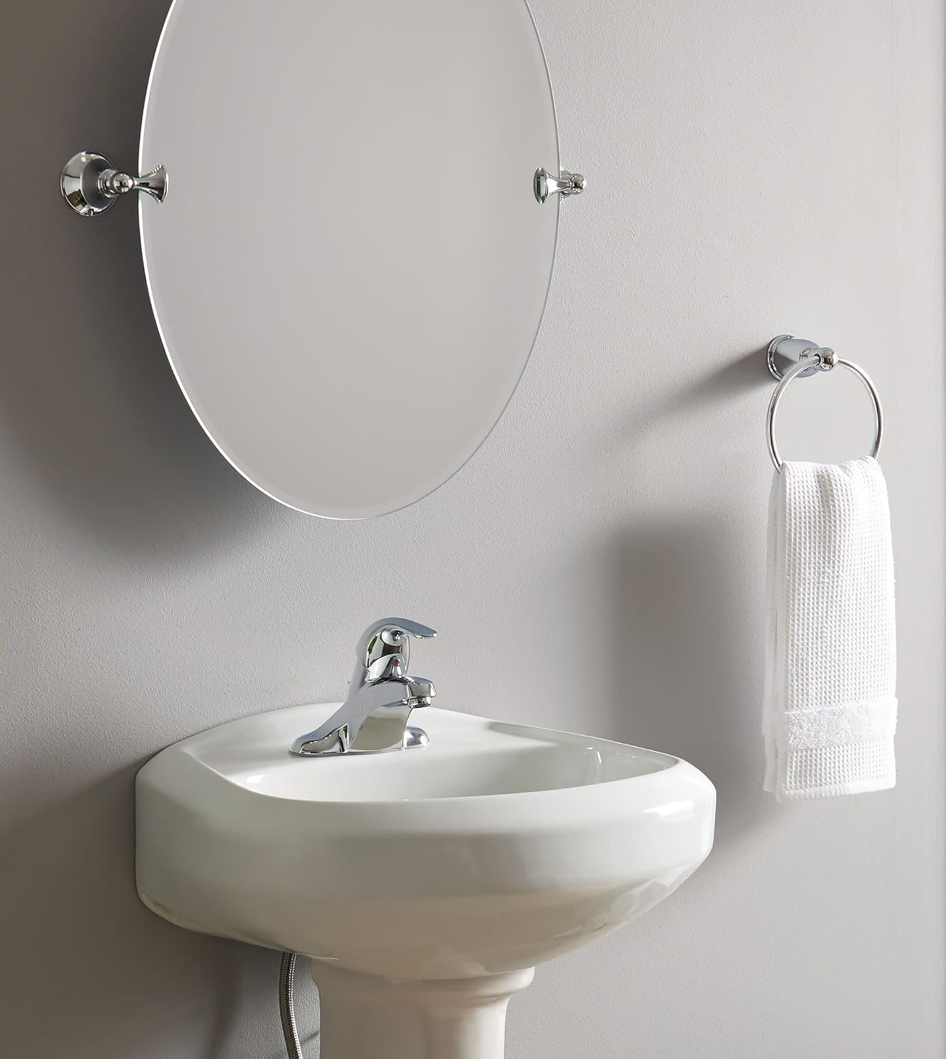 Moen WS84503 One-Handle Low Arc Bathroom Faucet, Chrome