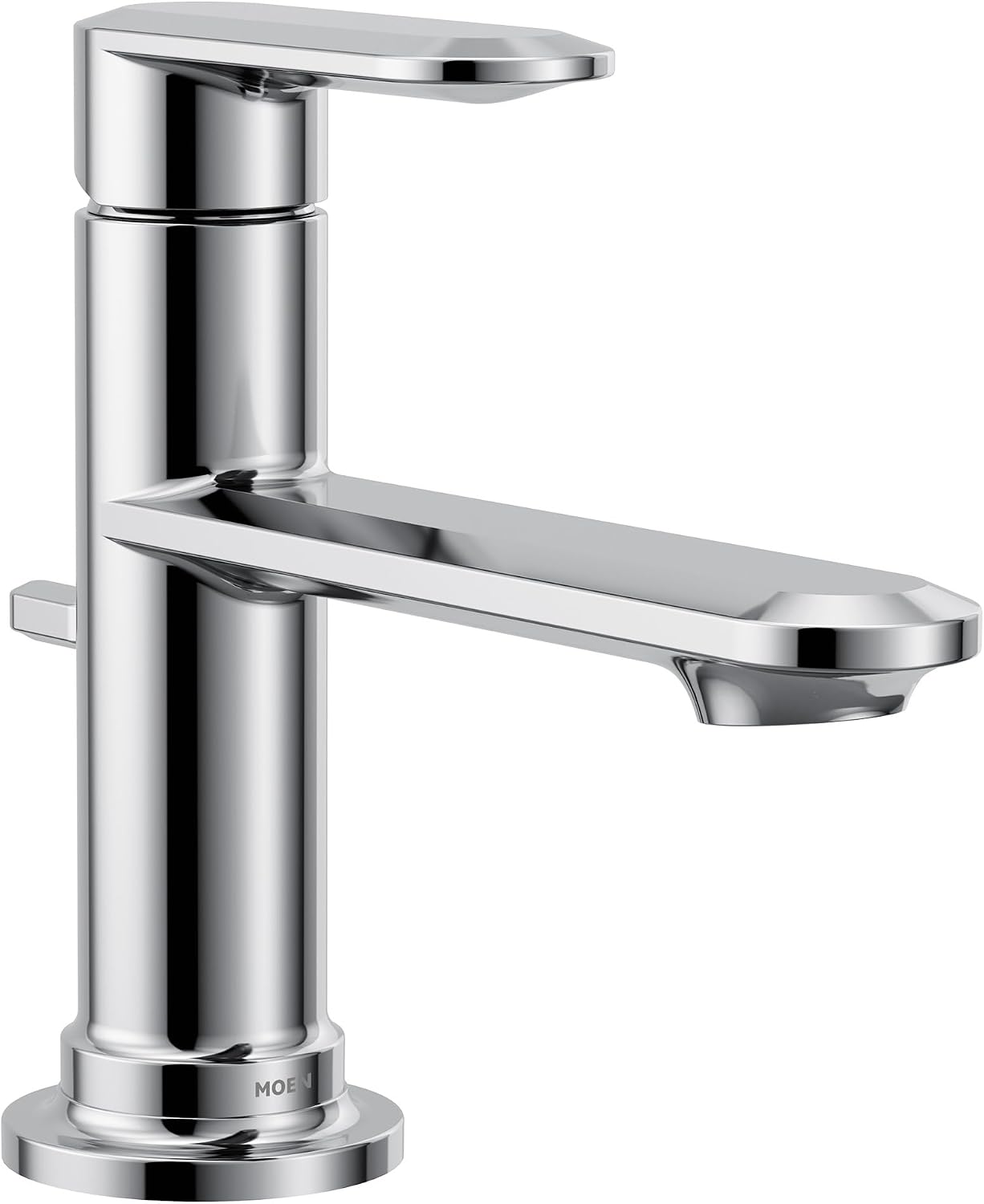 Moen Greenfield Chrome Single Handle One Hole Bathroom Sink Faucet, 6504