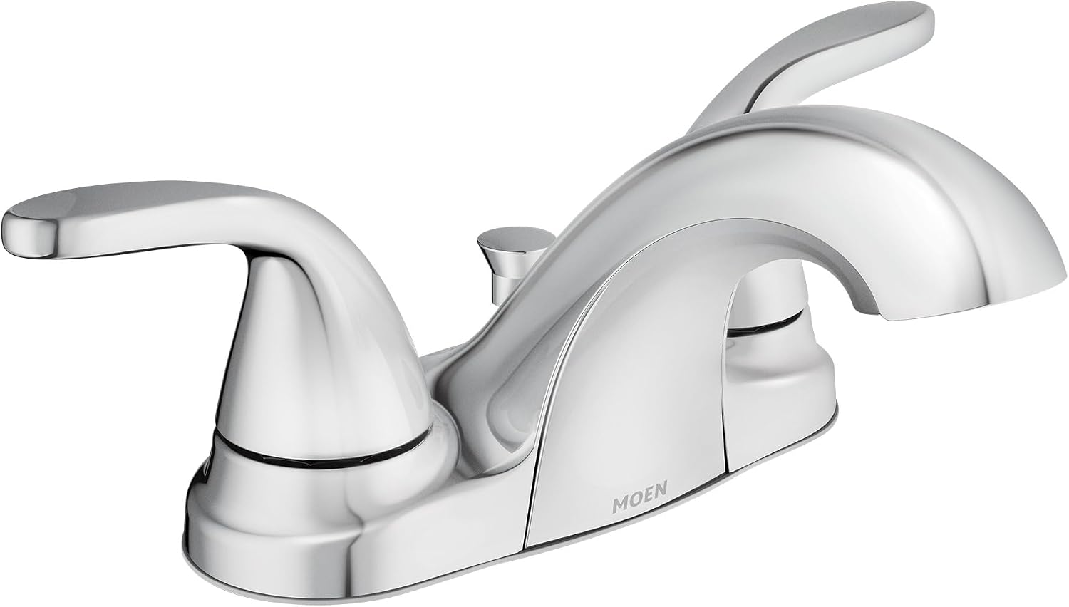 Moen 84603 Adler Chrome Two Handle Bathroom Faucet 4 in. Centerset 2