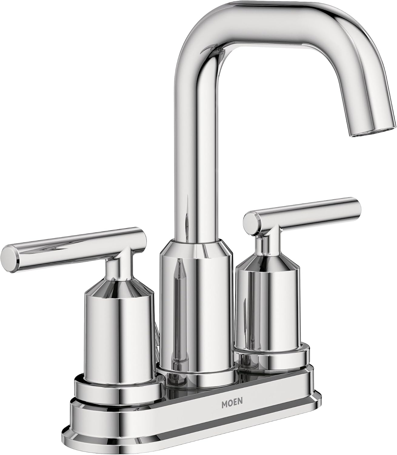 Moen WS84228 Two-Handle High Arc Bathroom Faucet, Chrome