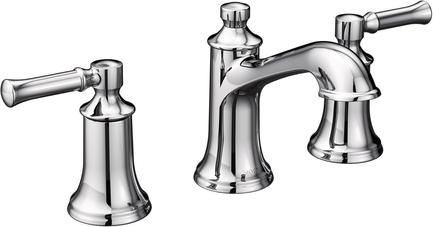 Moen T6805 Dartmoor Widespread Bath Faucet Trim, Chrome