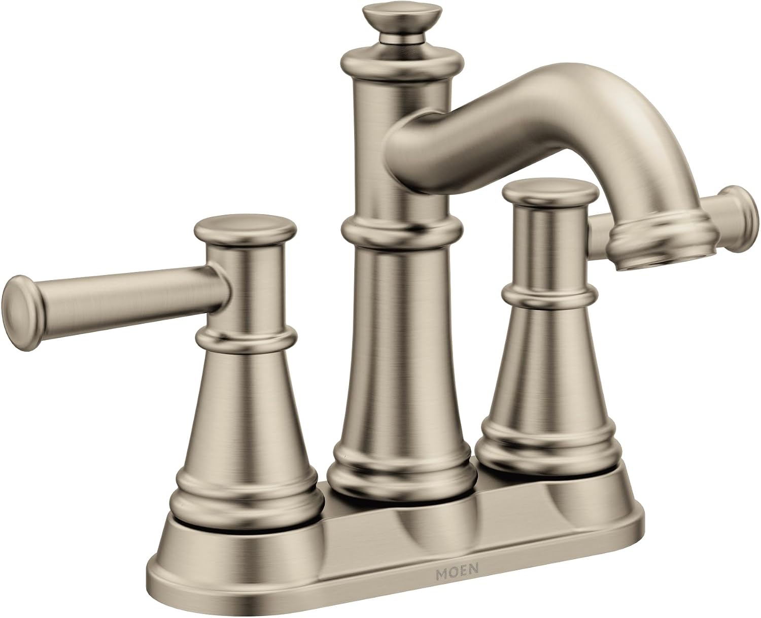 Moen 6401BN Belfield Brushed nickel two-handle high arc bathroom faucet