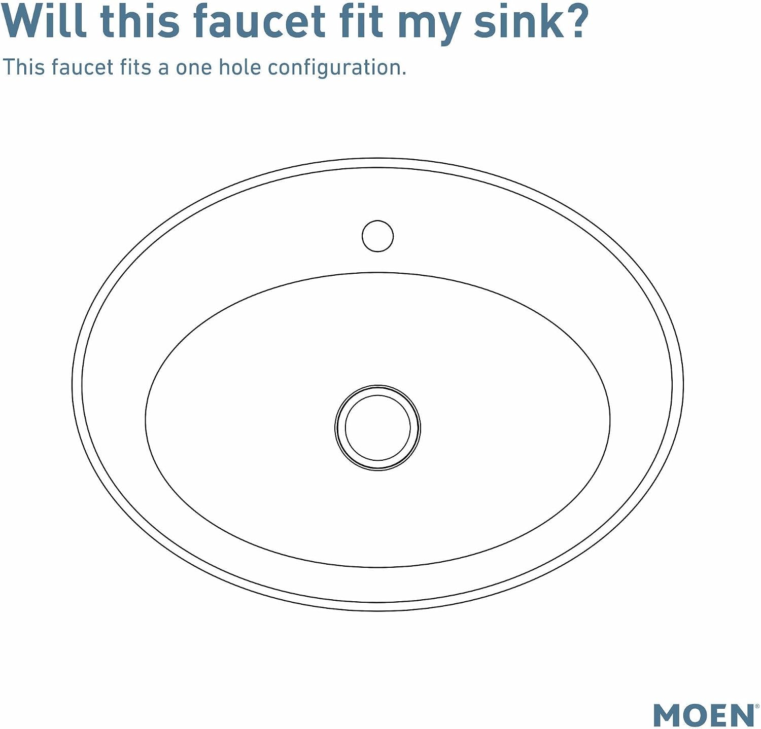 Moen S43001 Arris One-Handle Single Hole Modern Bathroom Faucet, Chrome