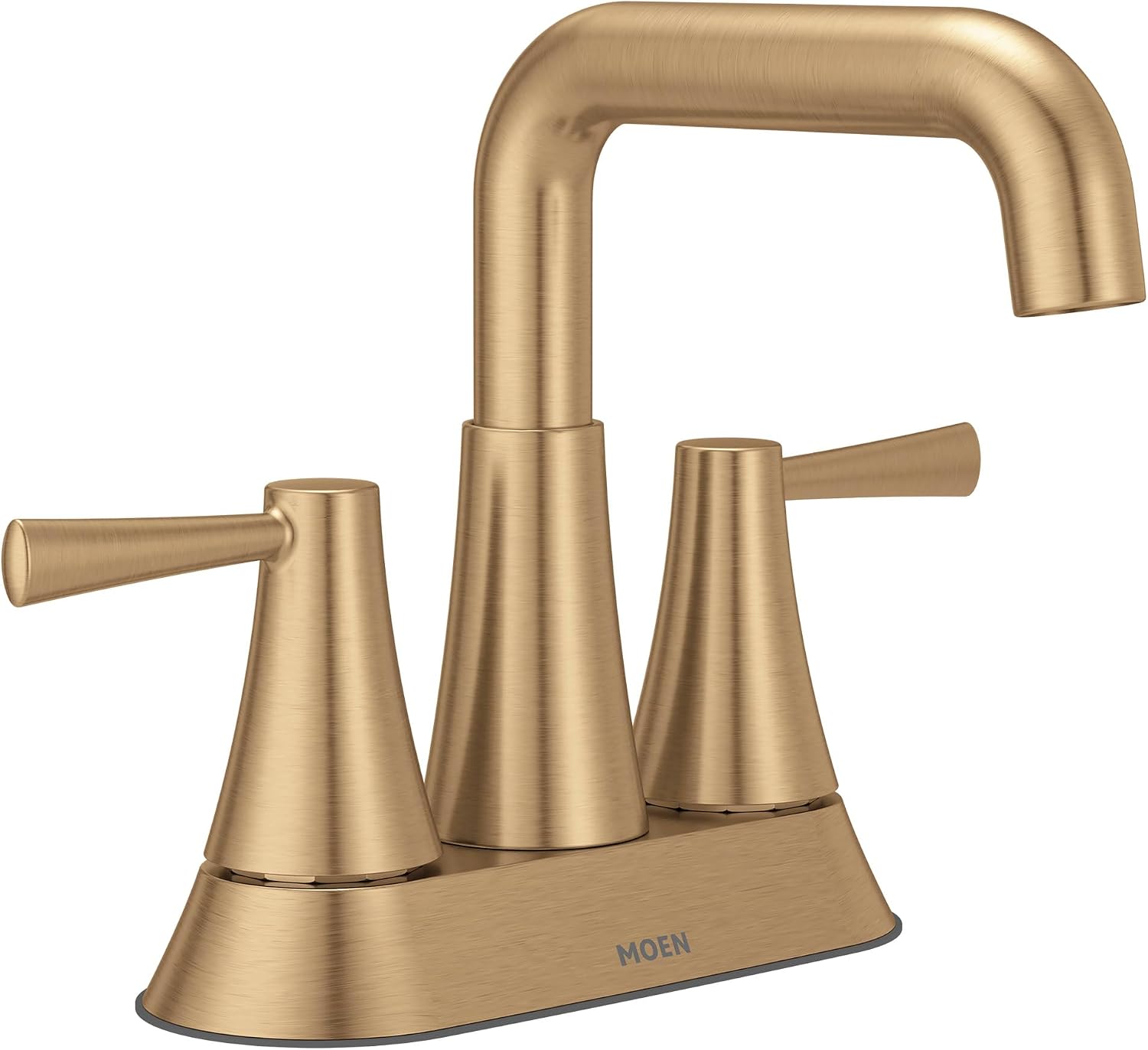 Moen Ronan Centerset Bathroom Faucet, Bronzed Gold, 84025BZG