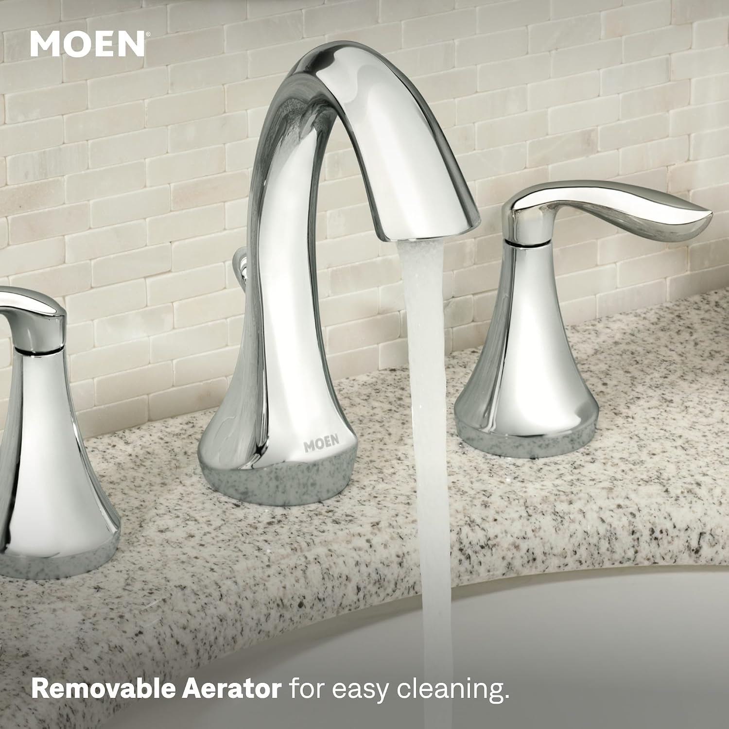 Moen Eva Widespread Bathroom Faucet, Chrome, TV6420
