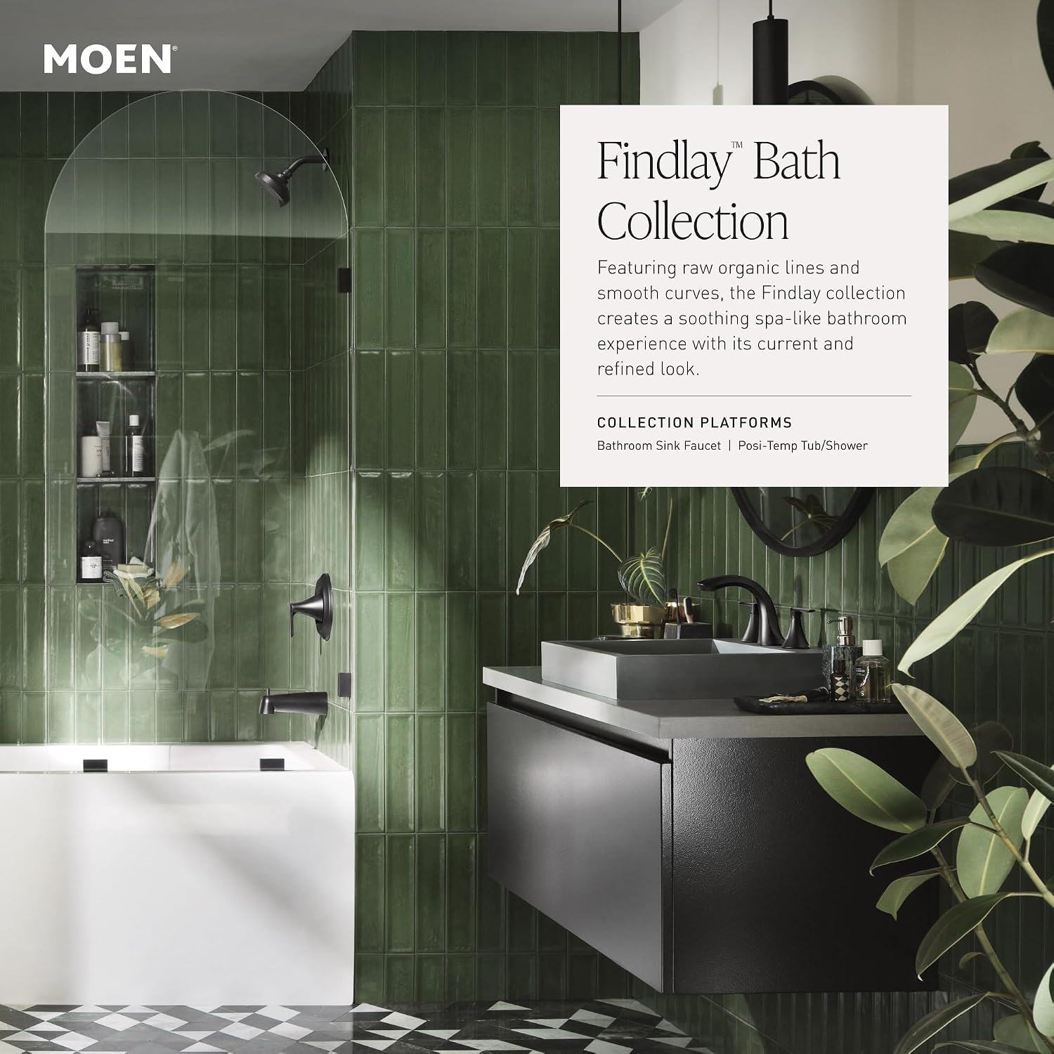 Moen Findlay Single Handle Bathroom Faucet, Bronzed Gold, 84516BZG
