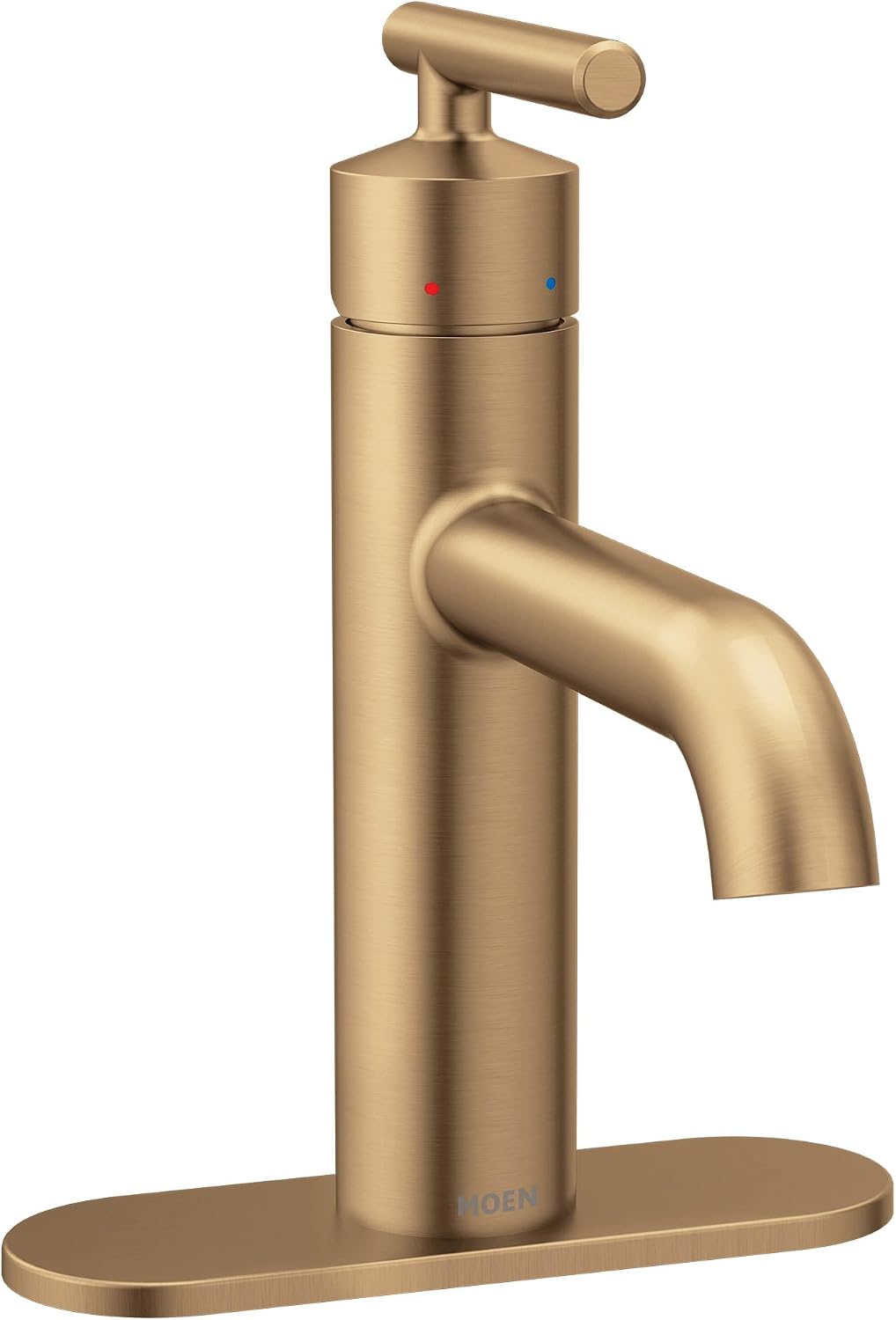 Moen Gibson One-Handle Bathroom Faucet, Bronzed Gold, 6145BZG