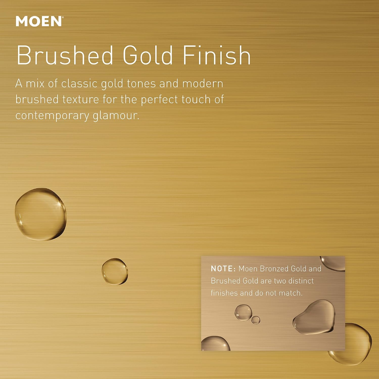 Moen Weymouth Brushed Gold Bathroom Hand -Towel Ring, YB8486BG