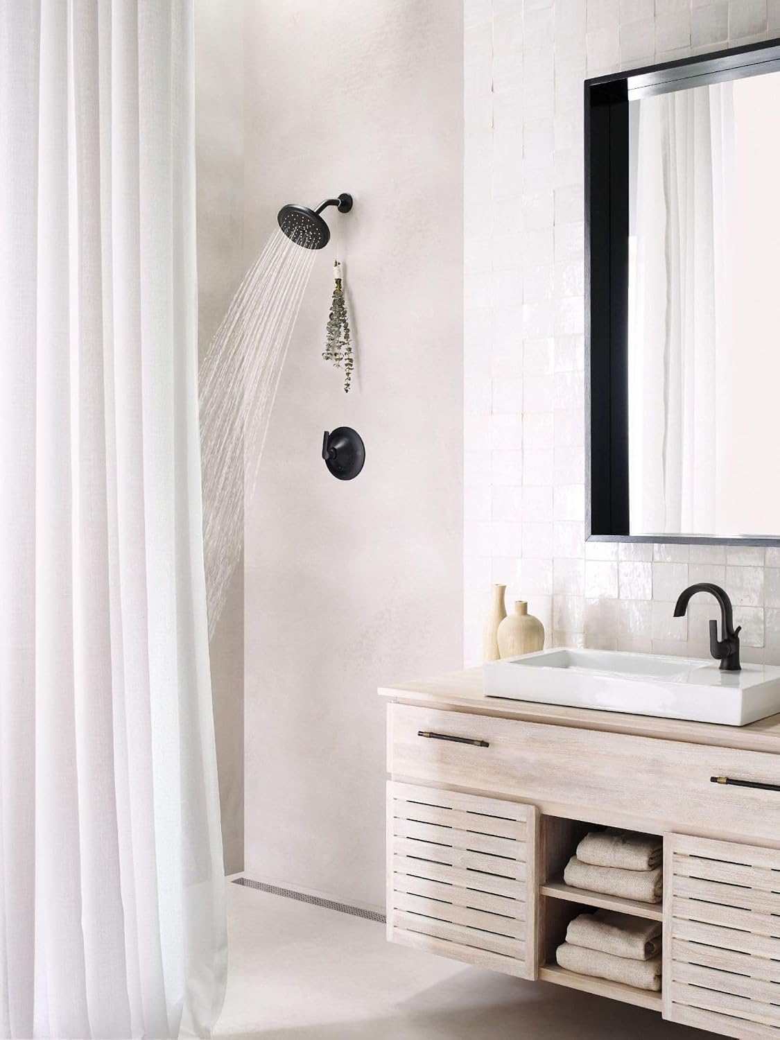 Moen Doux Matte Black Single Robe Hook, YB0203BL