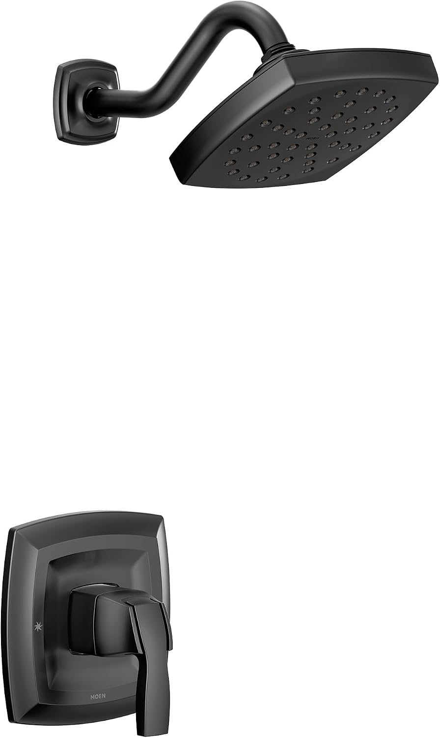 Moen UT3692EPBL Voss M-CORE 3-Series 1-Handle Eco-Performance Shower Trim Kit, Valve Required