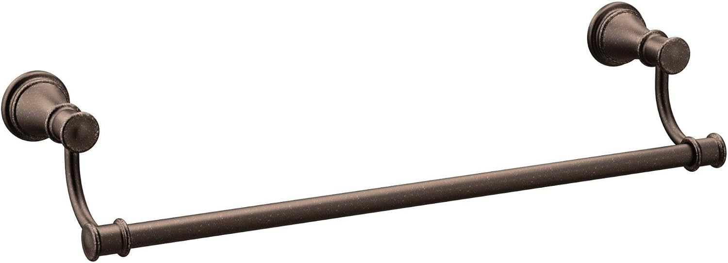 Moen YB6418ORB Belfield 18-Inch Bathroom Towel Bar, Oil Rubbed Bronze