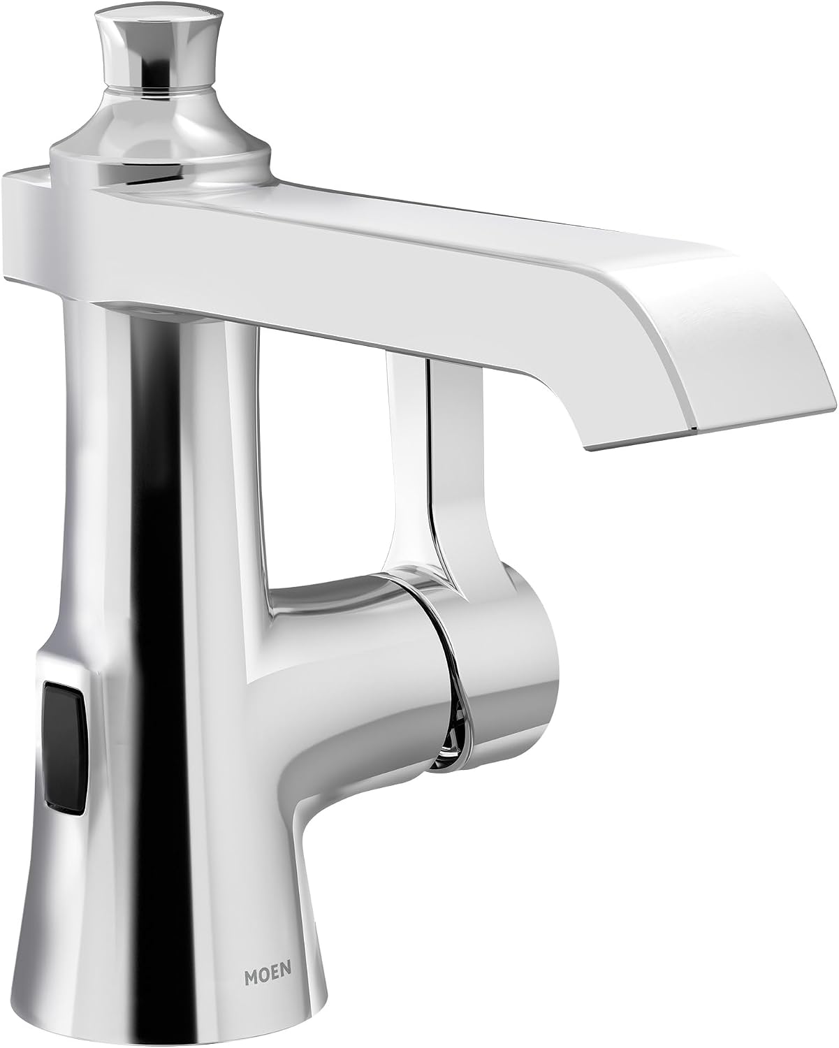 Moen Flara Chrome Motionsense Wave Touchless Single Handle Bathroom Sink Faucet, S6981EW