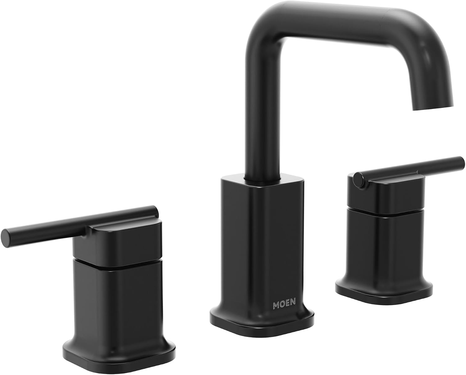 Moen Inara Widespread Bathroom Faucet, Matte Black, 84043BL