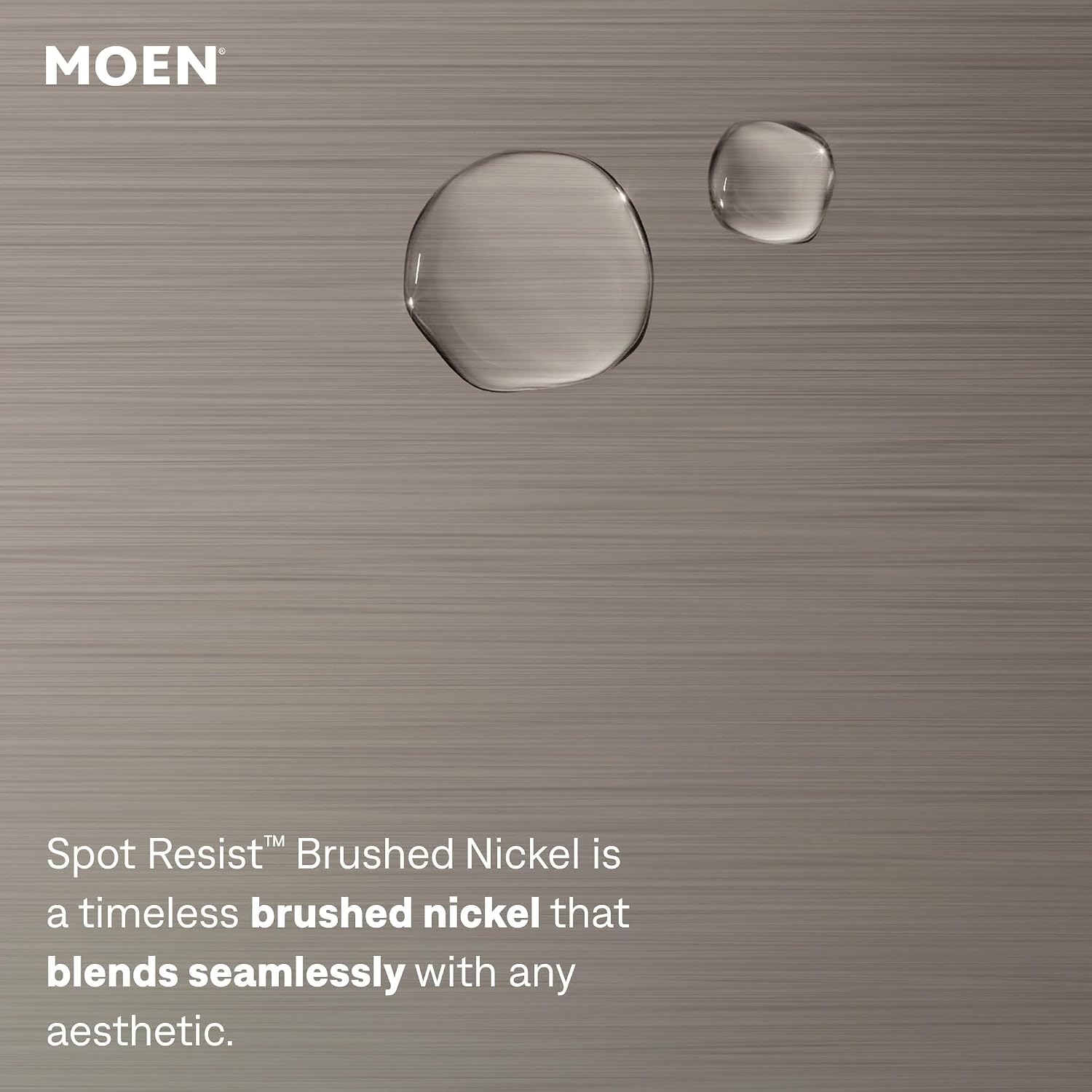 Moen Inara Widespread Bathroom Faucet, Spot Resist Nickel, 84043SRN