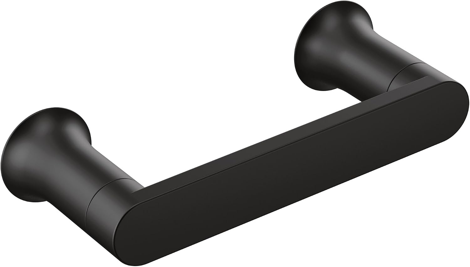 Moen Genta LX Pivoting Toilet Paper Holder, Matte Black, BH3808BL