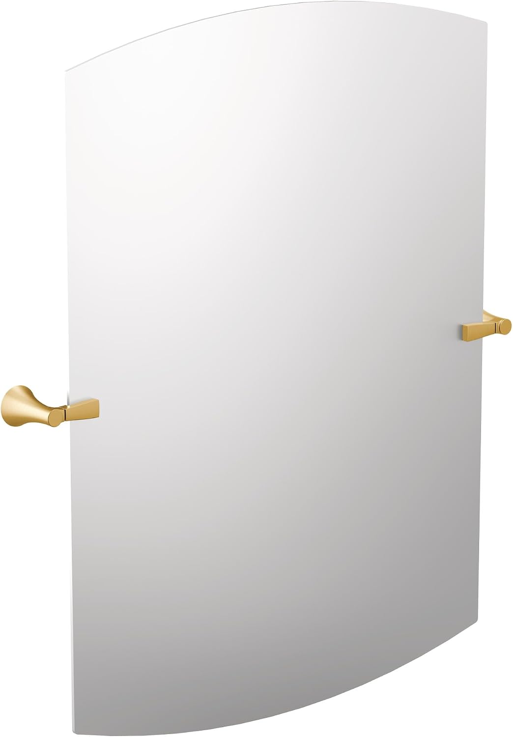 Moen Flara 28 x 37.75-Inch Tilting Bathroom Mirror, Brushed Gold, YB0392BG
