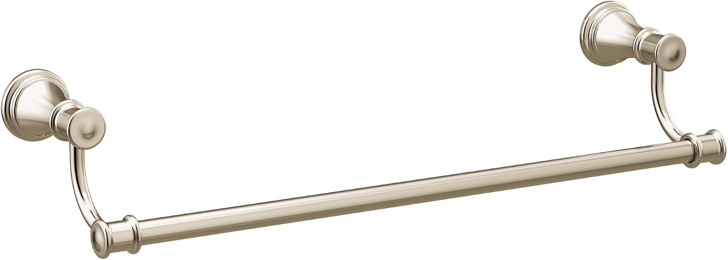 Moen YB6418NL Belfield 18-Inch Bathroom -Towel Bar, Polished Nickel