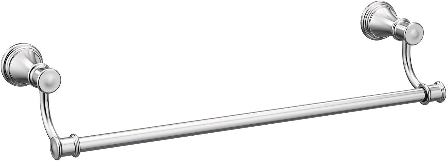 Moen YB6418CH Belfield 18-Inch Bathroom -Towel Bar, Chrome