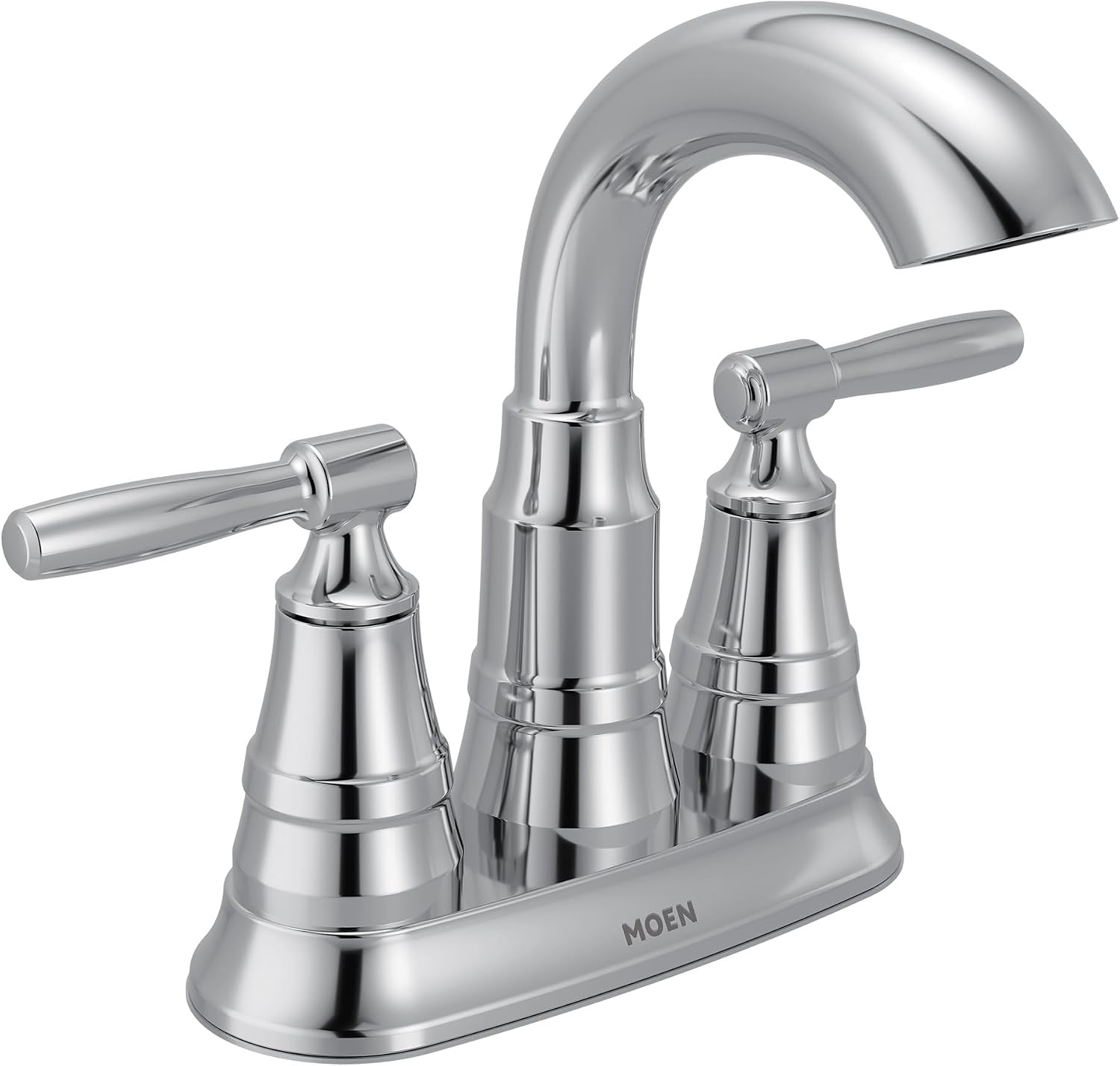 Moen Halle Centerset Bathroom Faucet, Chrome, 84971C