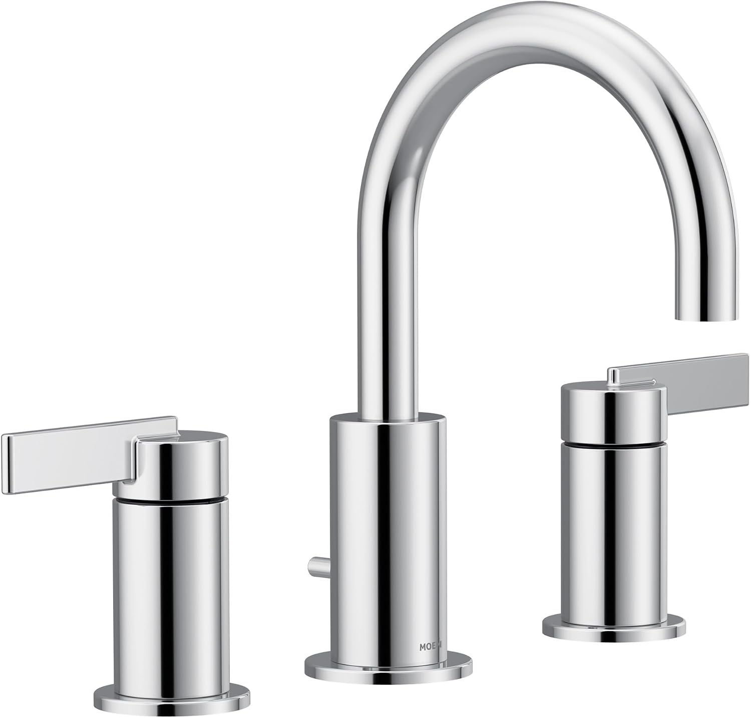 Moen Cia Widespread Bathroom Faucet with Valve, Chrome, TV6222