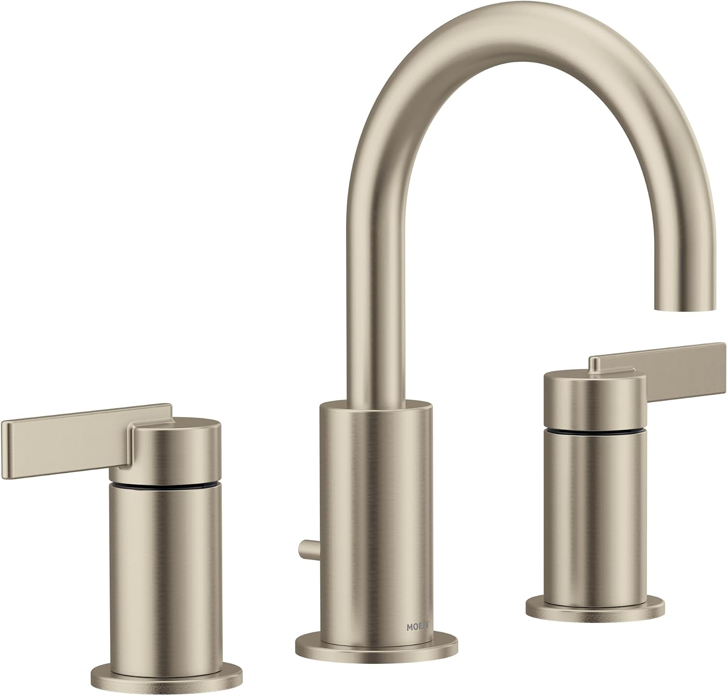 Moen Cia Widespread Bathroom Faucet with Valve, Brushed Nickel, TV6222BN